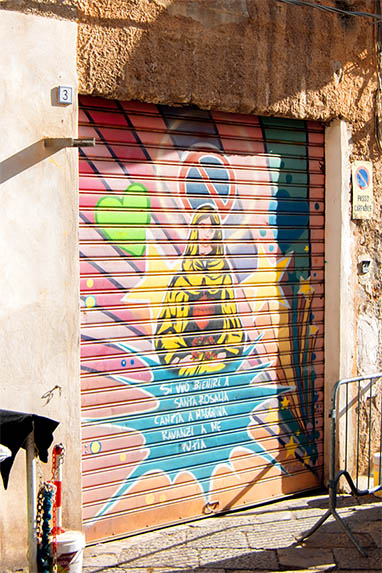 Sizilien - Palermo - Street Art - Santa Rosalia