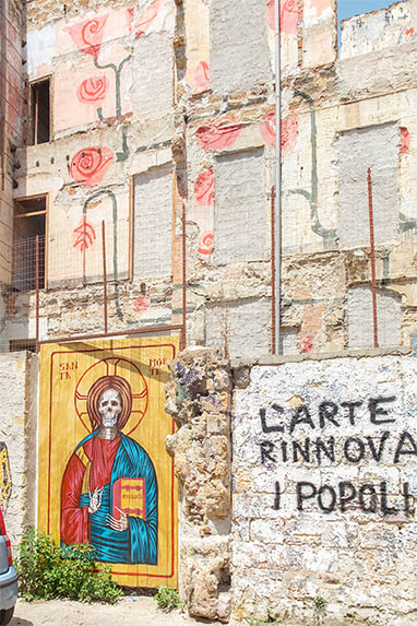 Sizilien - Palermo - Street Art - Uwe Jäntsch