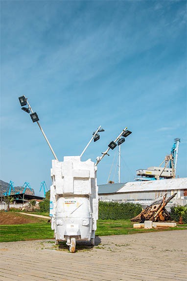 Sizilien - Palermo - Street Art - Ape