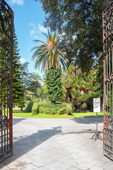 Sizilien - Palermo - Villa Malfitano - Eingangstor