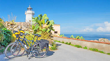 Mit dem Fahrrad im Sizilien Urlaub