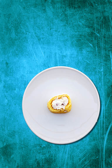 Gebäck und süsse Teilchen - 'Involtini' - Biskuitrolle