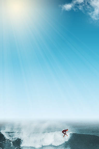 Sizilien ☀+ Winterurlaub und Überwintern - Surfer in der Nähe des Hafens von Porticello