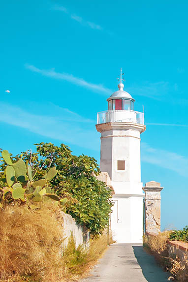 Sizilien - Sant'Elia - Der Leuchtturm des Capo Zafferano