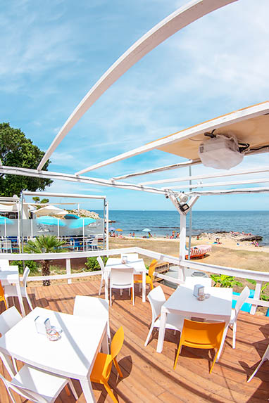 Sizilien - Santa Flavia/Sant'Elia - Bar am Dorfstrand