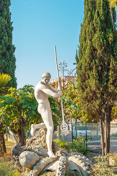 Sizilien - Santa Flavia - Neptun-Brunnen